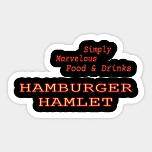 Hamburger Hamlet. Los Angeles CA Sticker